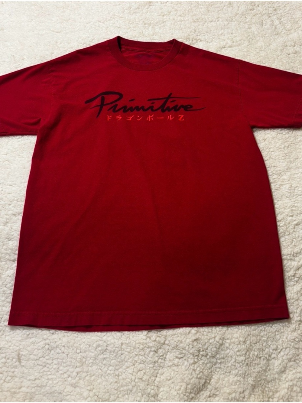 Primitive Red Logo Crewneck T-Shirt0715